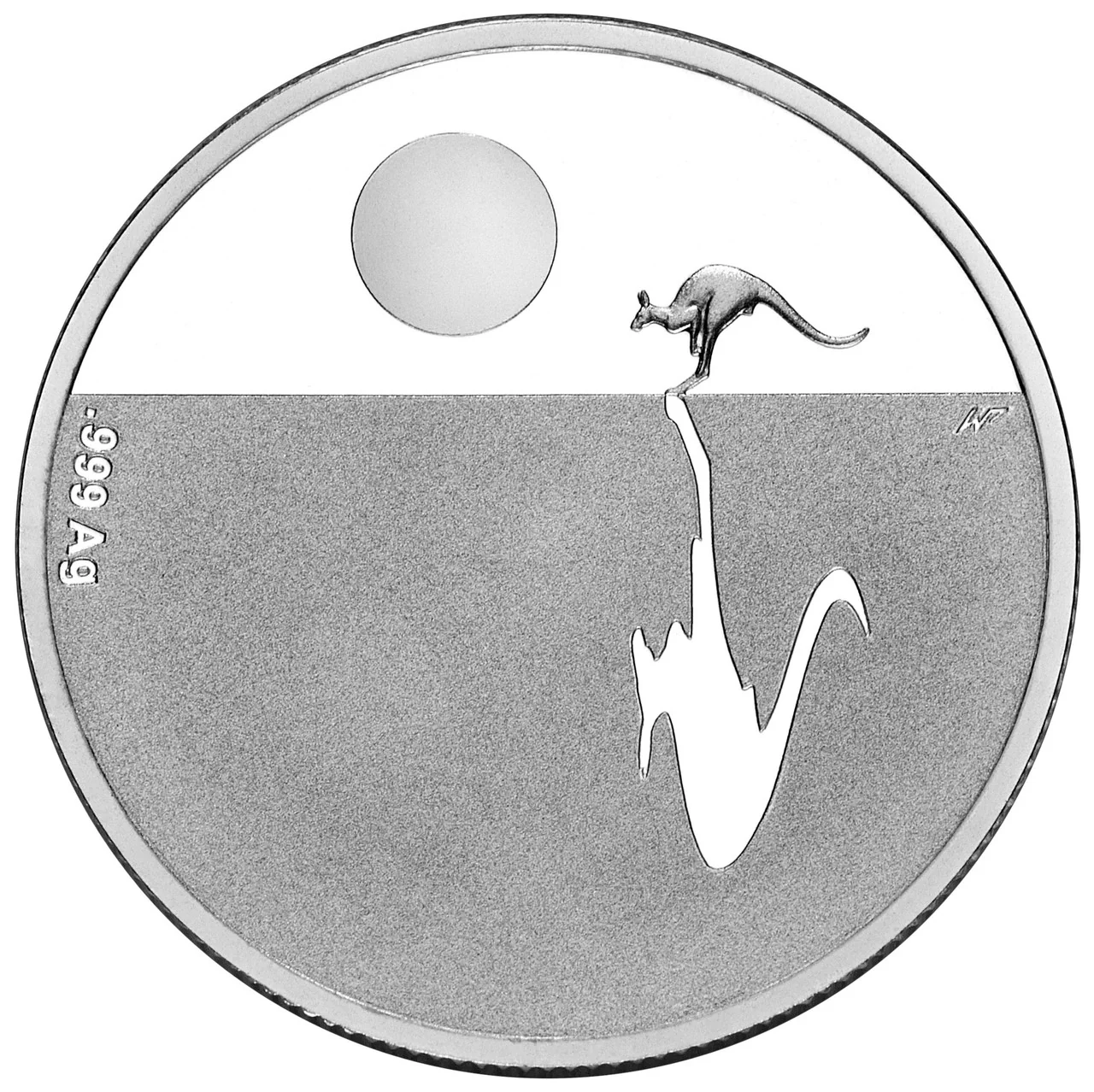 2010 Kangaroo at Sunset $1 Silver Proof Coin - Image 3