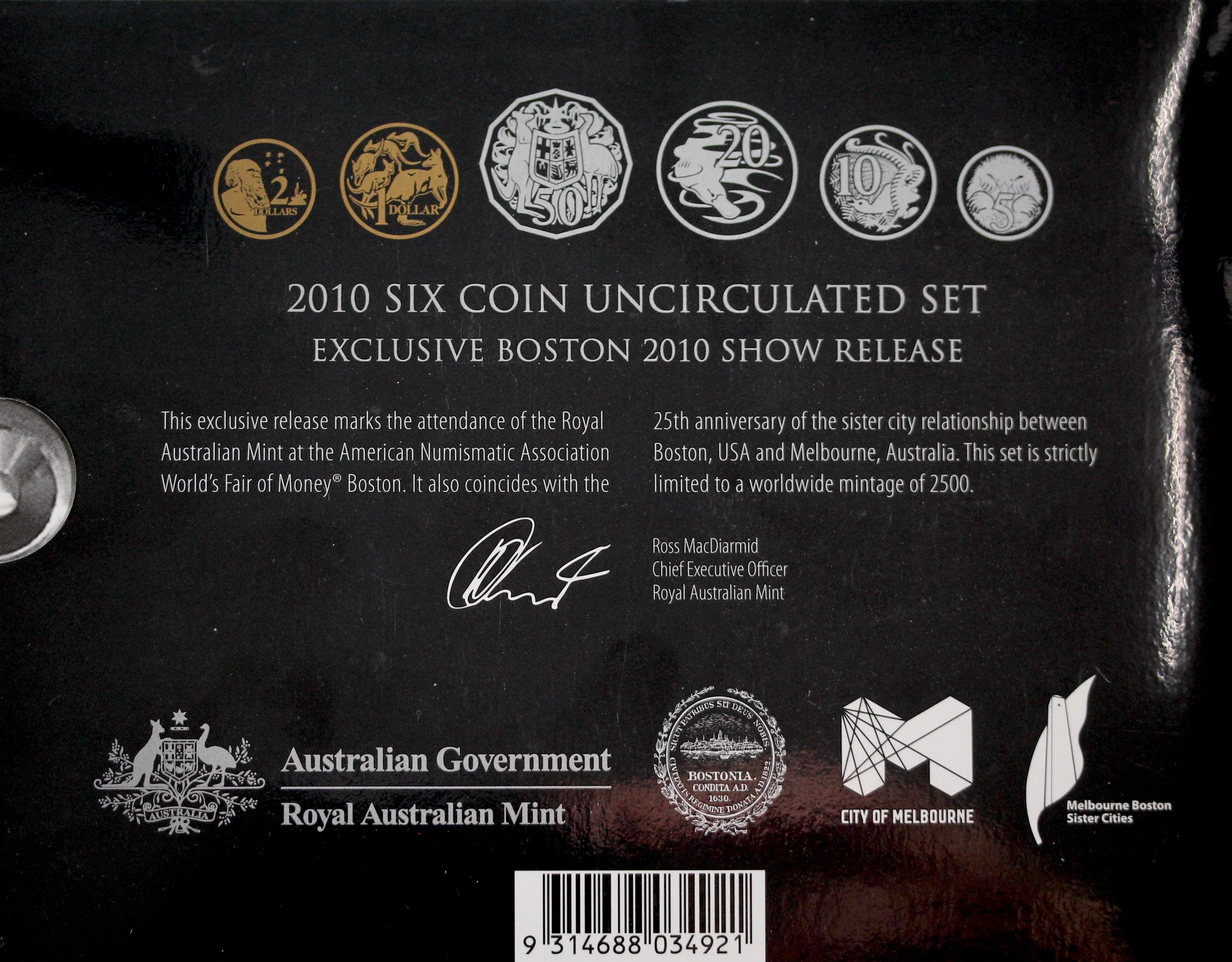 2010 Mint Set - Boston World Money Fair Release - Image 2