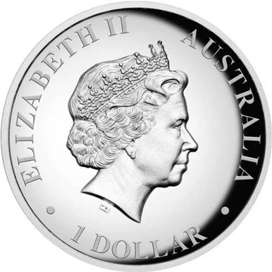 2011 $1 Australian Kangaroo 1oz Silver High Relief Proof Coin - Image 2