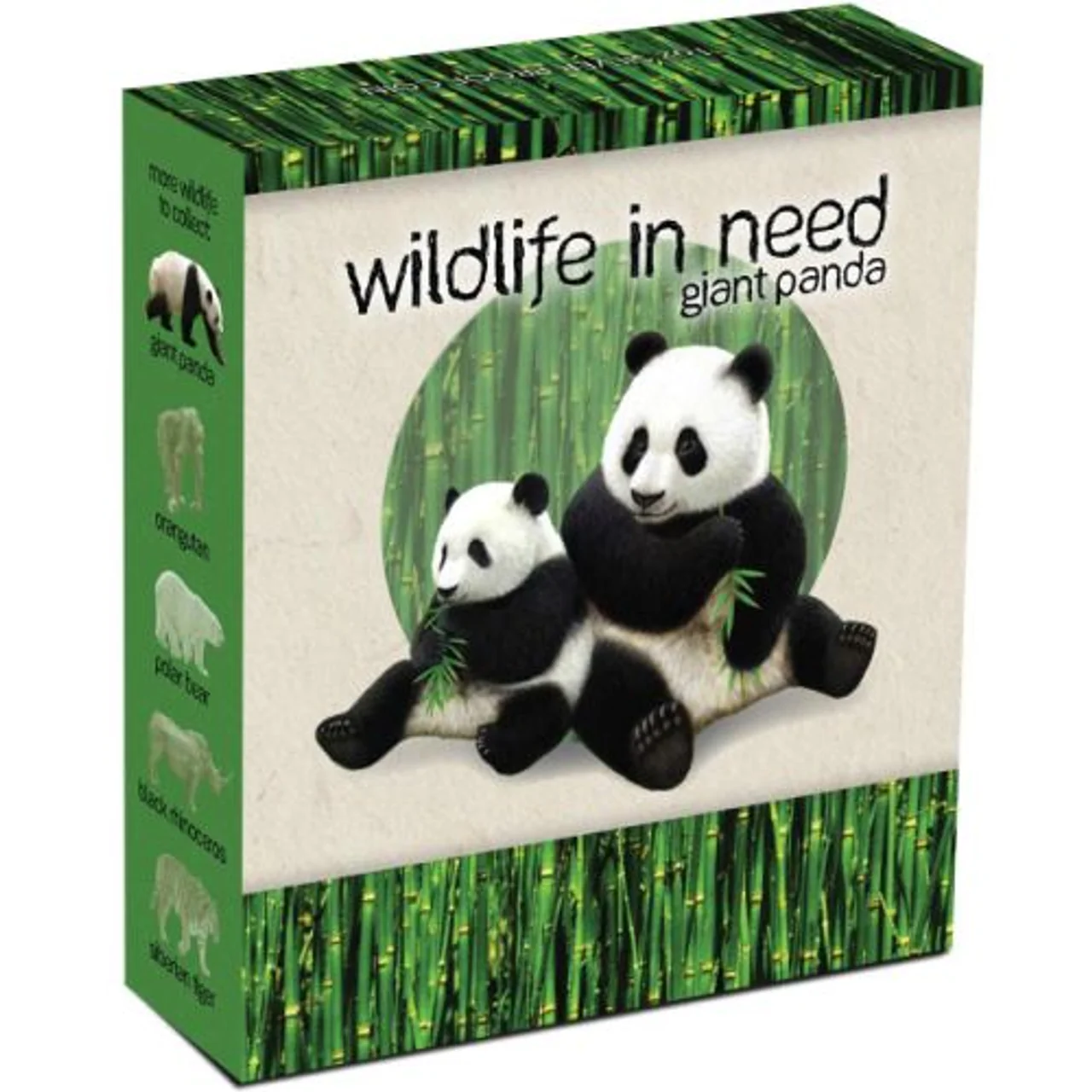 2011 $1 Wildlife In Need Giant Panda 1oz Silver Coloured Proof Coin - Image 4