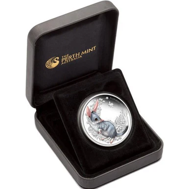 2011 Bush Babies Bilby 1/2oz Silver Coloured Proof 50c Coin - Image 2