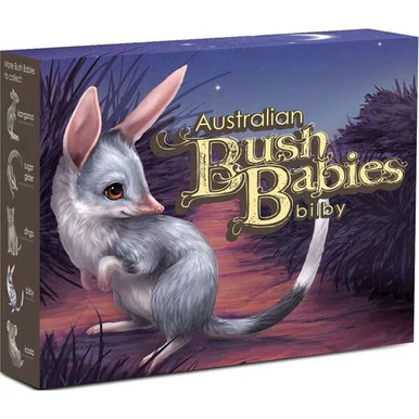 2011 Bush Babies Bilby 1/2oz Silver Coloured Proof 50c Coin - Image 3