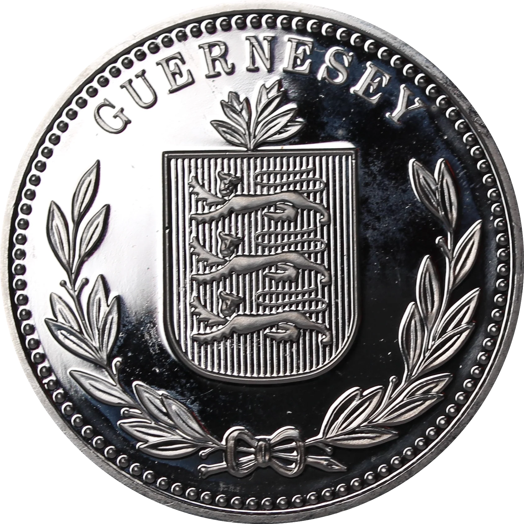 2011 Guernsey 8 Doubles 1oz Silver Coin - Image 2