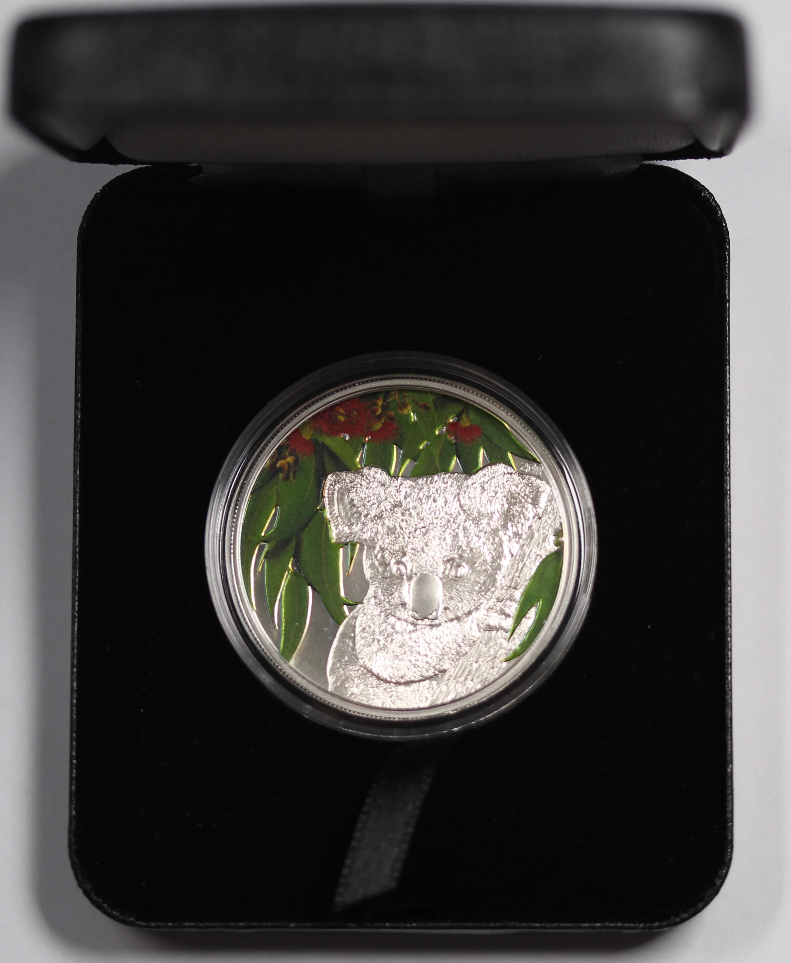 2011 Koala and Eucalyptus Silver Scented Coin - Image 3