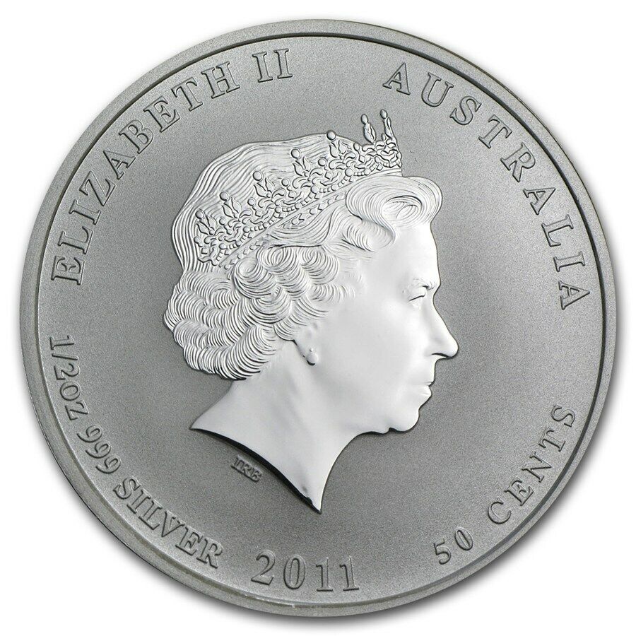 2011 Lunar Year of the Rabbit 1/2oz Silver Coin - Image 2