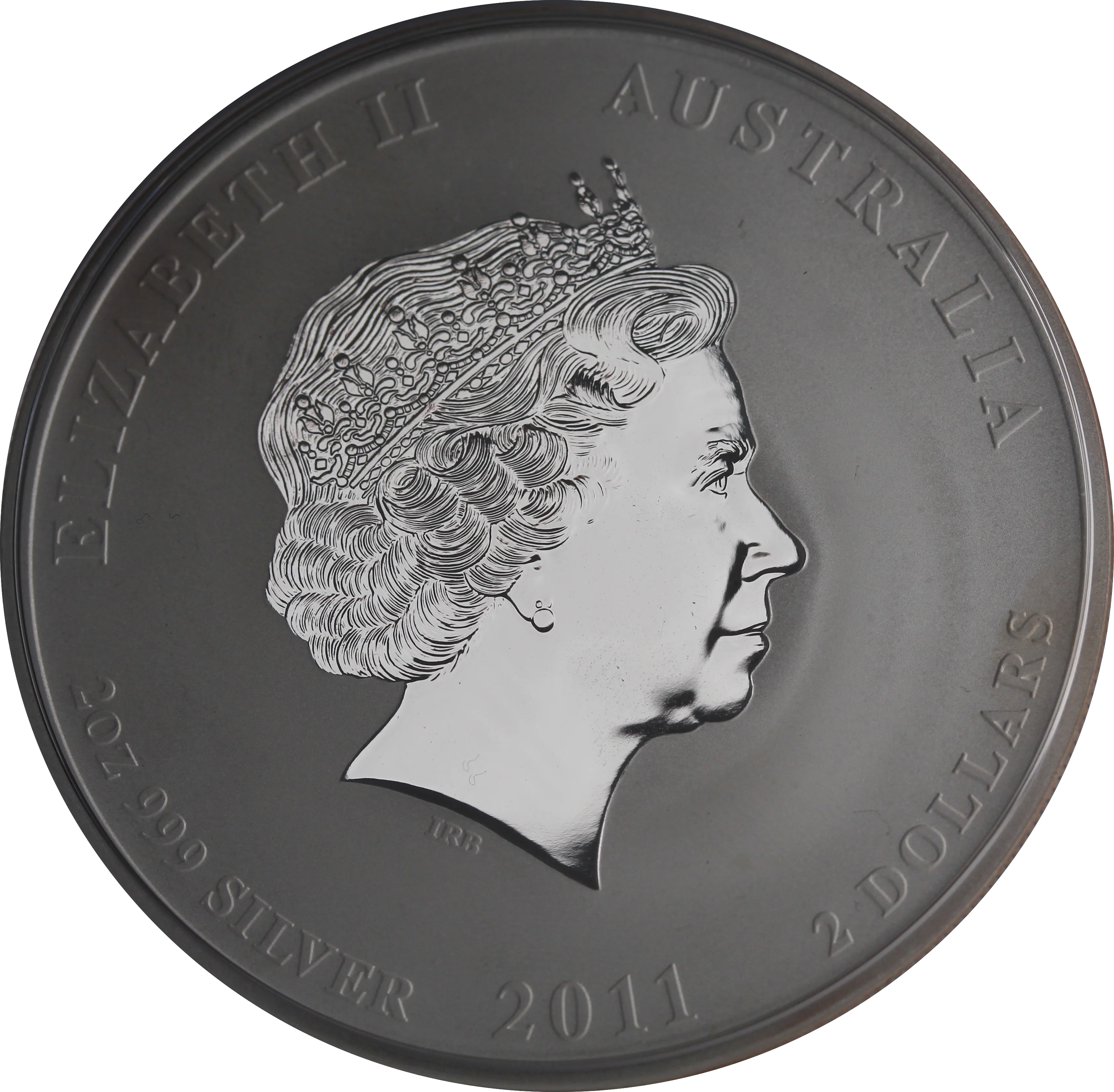 2011 Lunar Year of the Rabbit 2oz Silver Coin - Image 2
