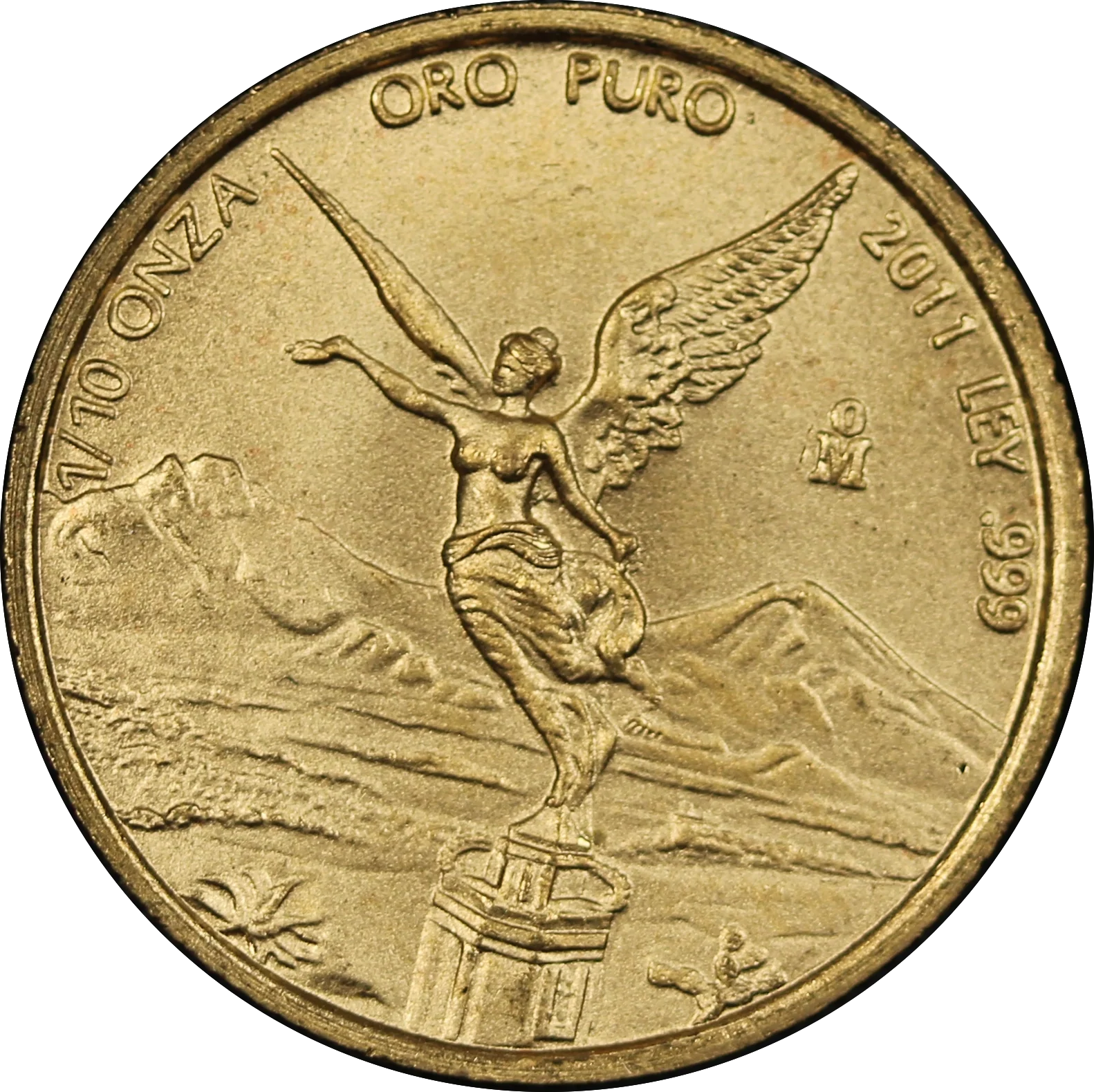 2011 Mexico Libertad 1/10oz Gold Coin