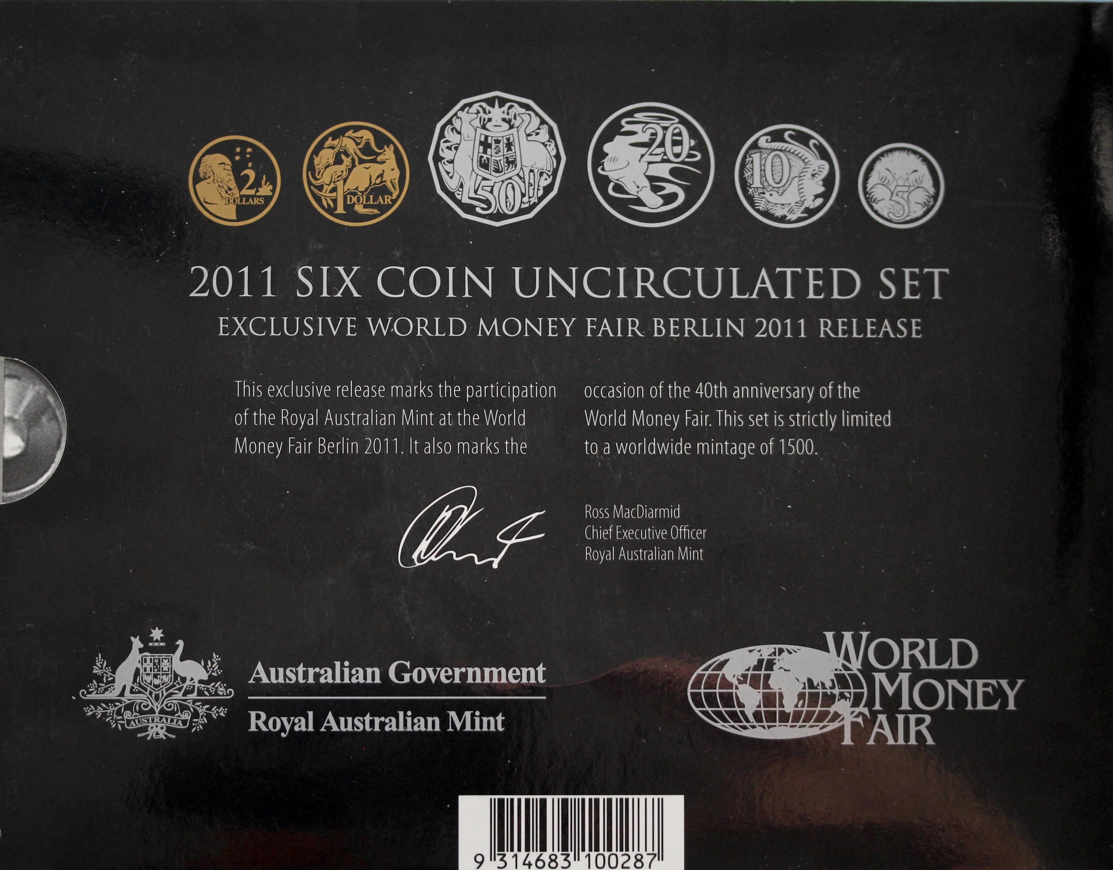2011 Mint Set - Berlin World Money Fair Release - Image 2