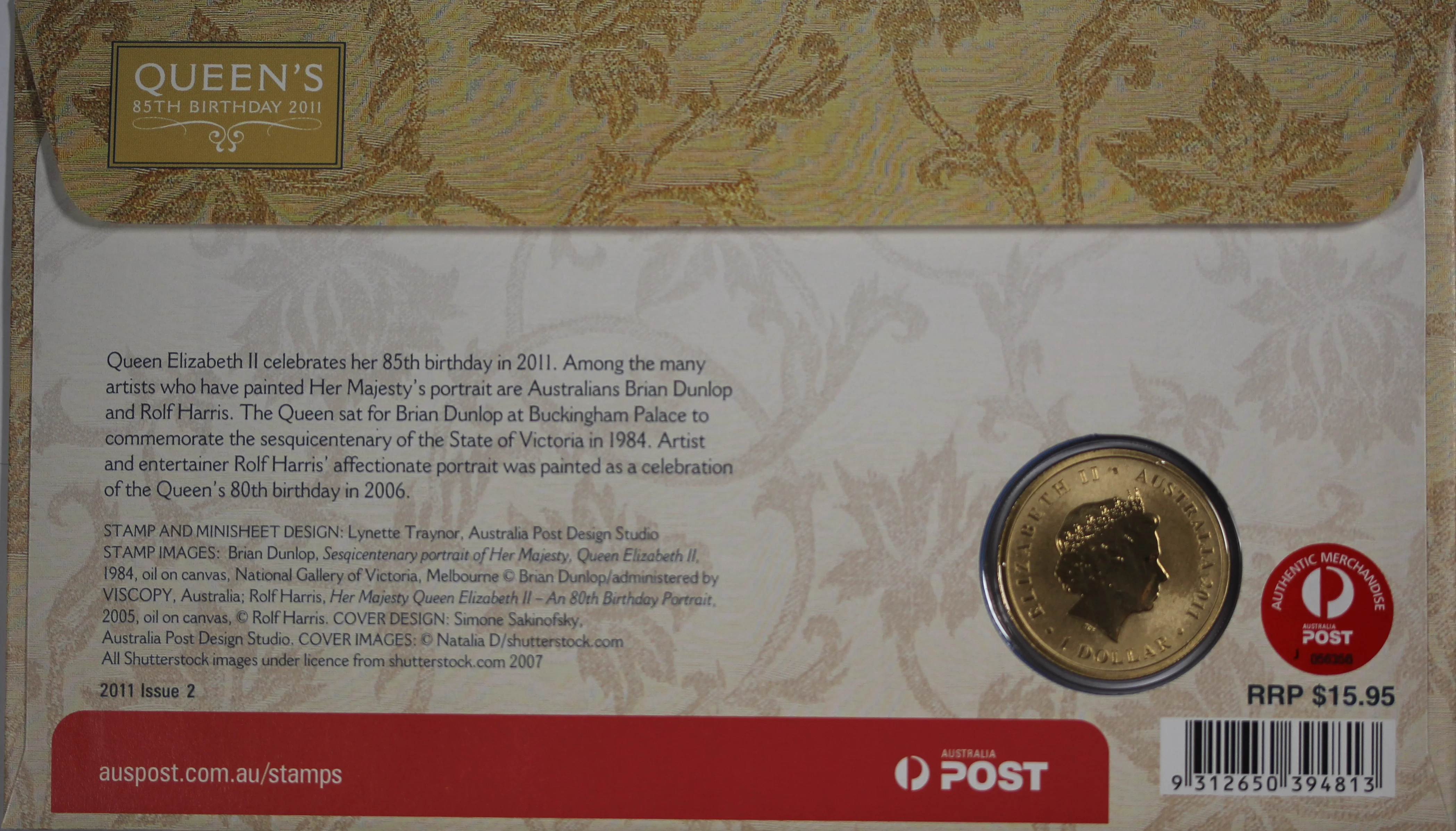 2011 QEII Queens 85th Birthday $1 PNC - Image 2