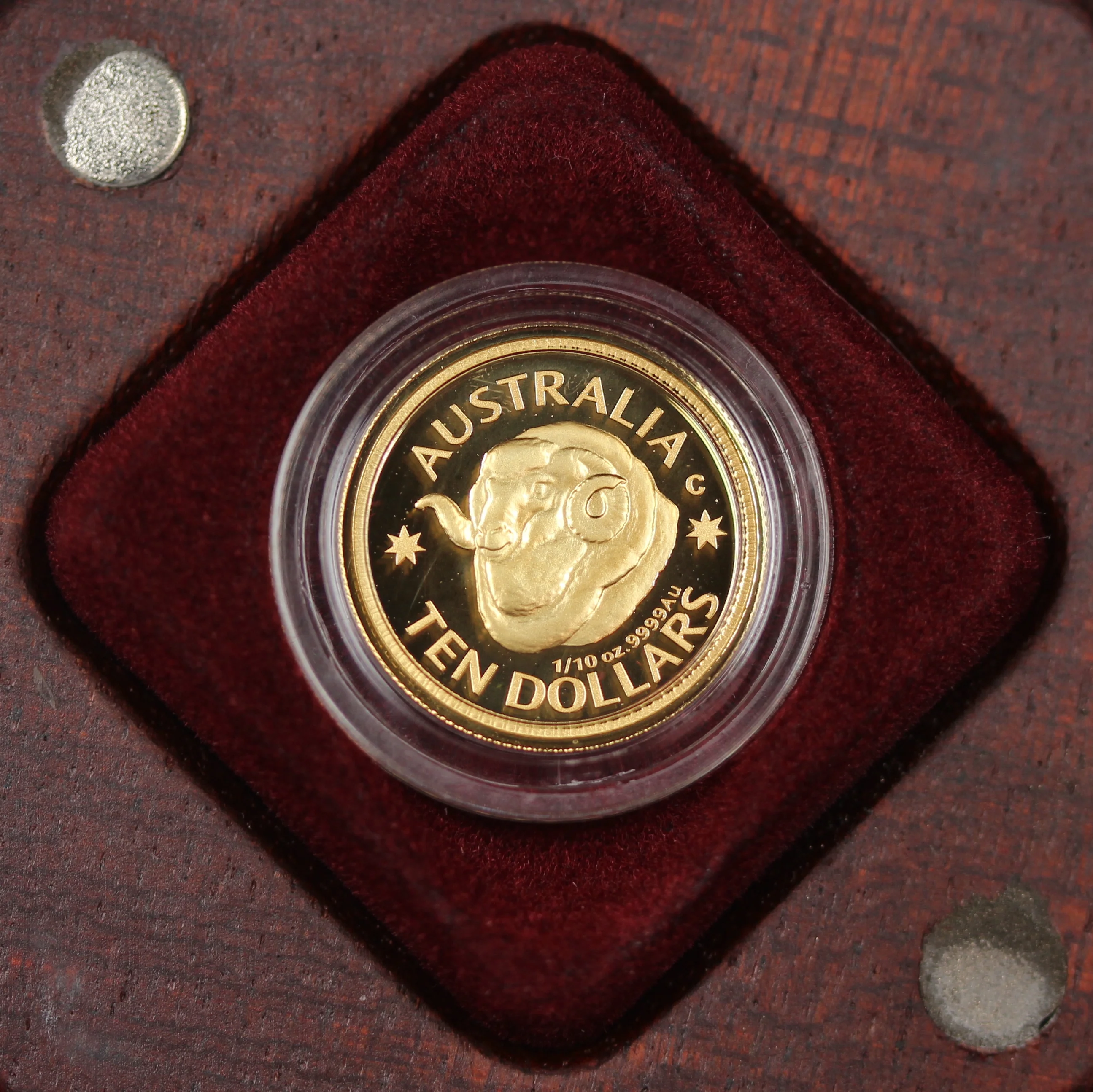 2011 Ram's Head Dollar 1/10oz Gold Proof Coin - Image 2