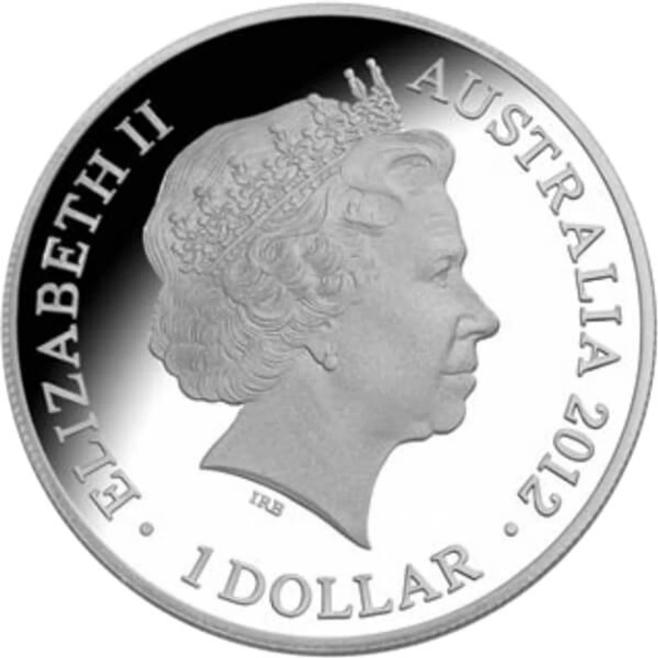 2012 $1 Kangaroo In Outback F15 Privy Mark 1oz Silver Proof Coin - Image 2