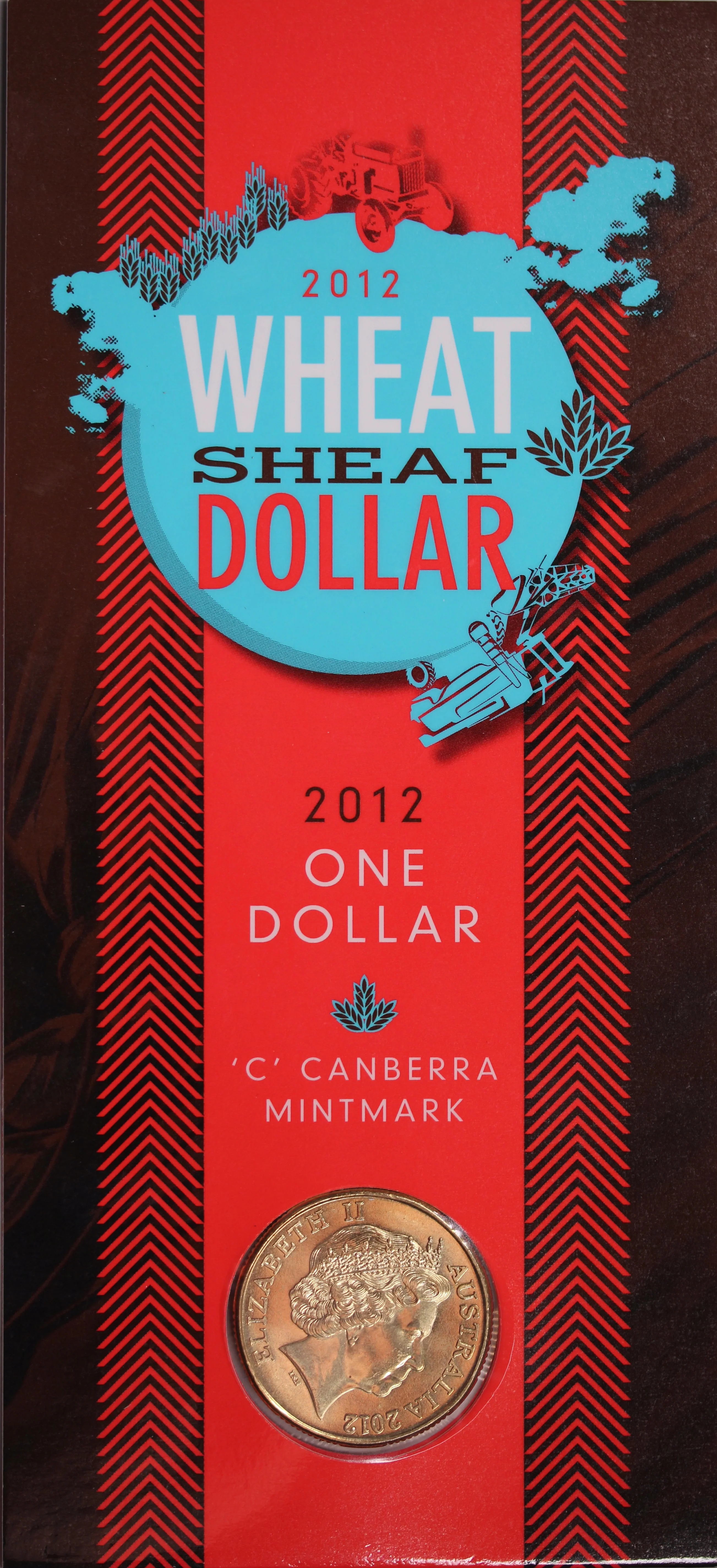 2012 $1 Wheat Sheaf Dollar UNC - 'C' Mintmark