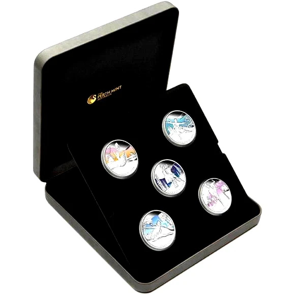 2012 1oz Silver Proof Set - 50th Anniversary of The Australian Ballet - 5 Coin Set
