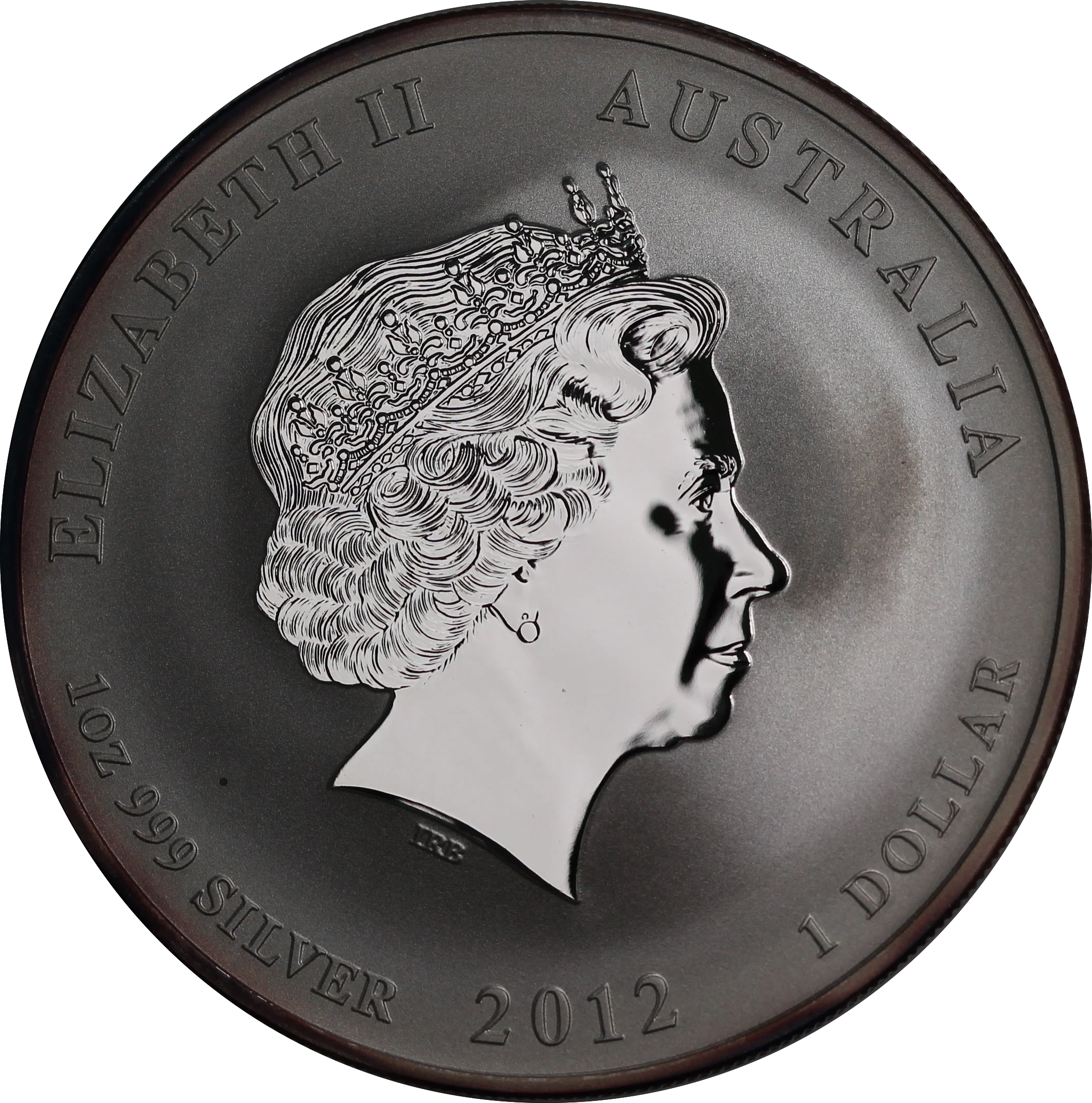 2012 1oz Silver Year of the Dragon - Image 2