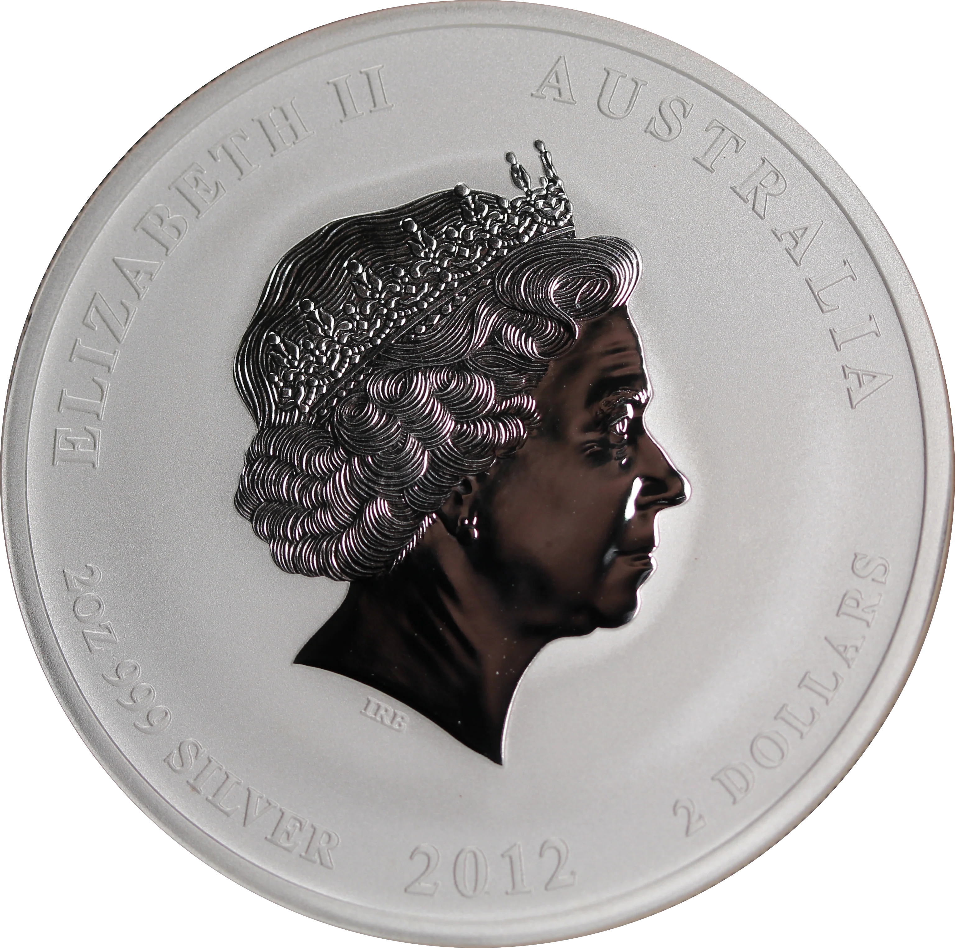 2012 2oz Silver Year of the Dragon Coin - Image 2