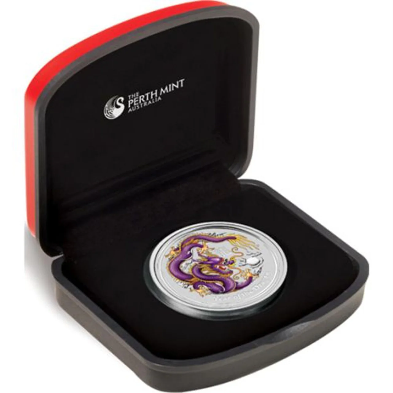 2012 Brisbane ANDA Lunar Year of the Dragon 1oz Silver Proof Coin - Image 2