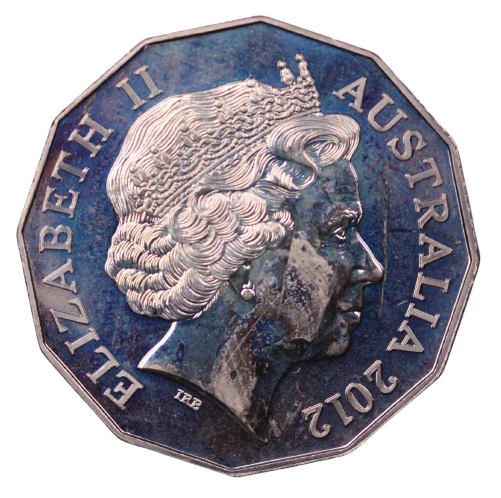 2012 Coloured Coat of Arms 50c Coin - Image 2