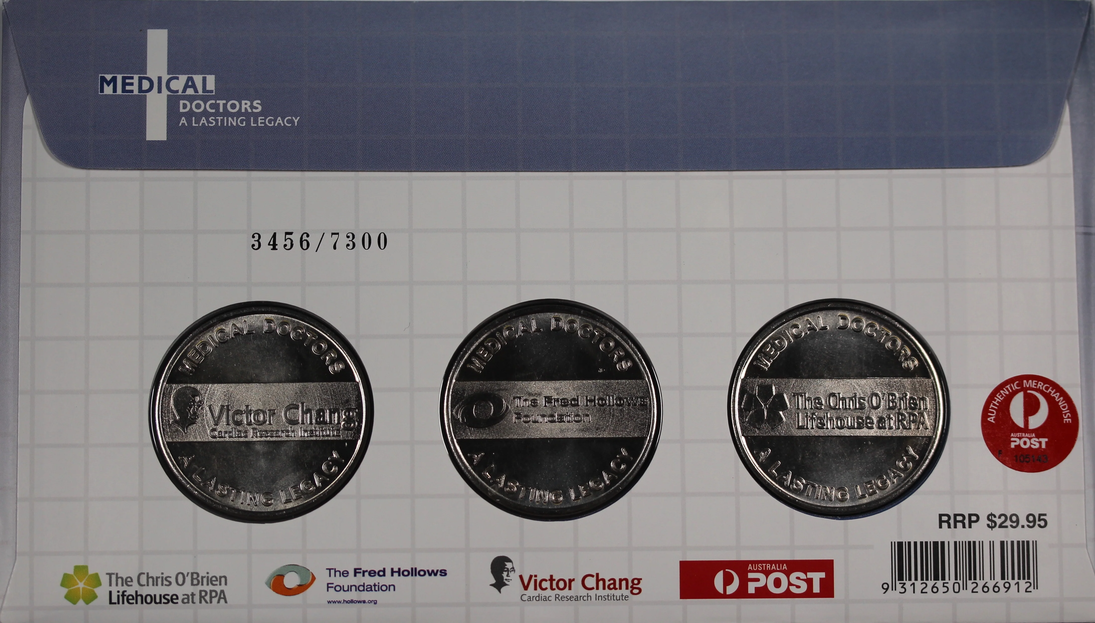 2012 Medical Doctors - A Lasting Legacy Medallion Cover - Image 2