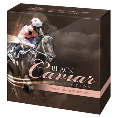 2013 $1 Black Caviar 1oz Silver Proof Coin - Image 2
