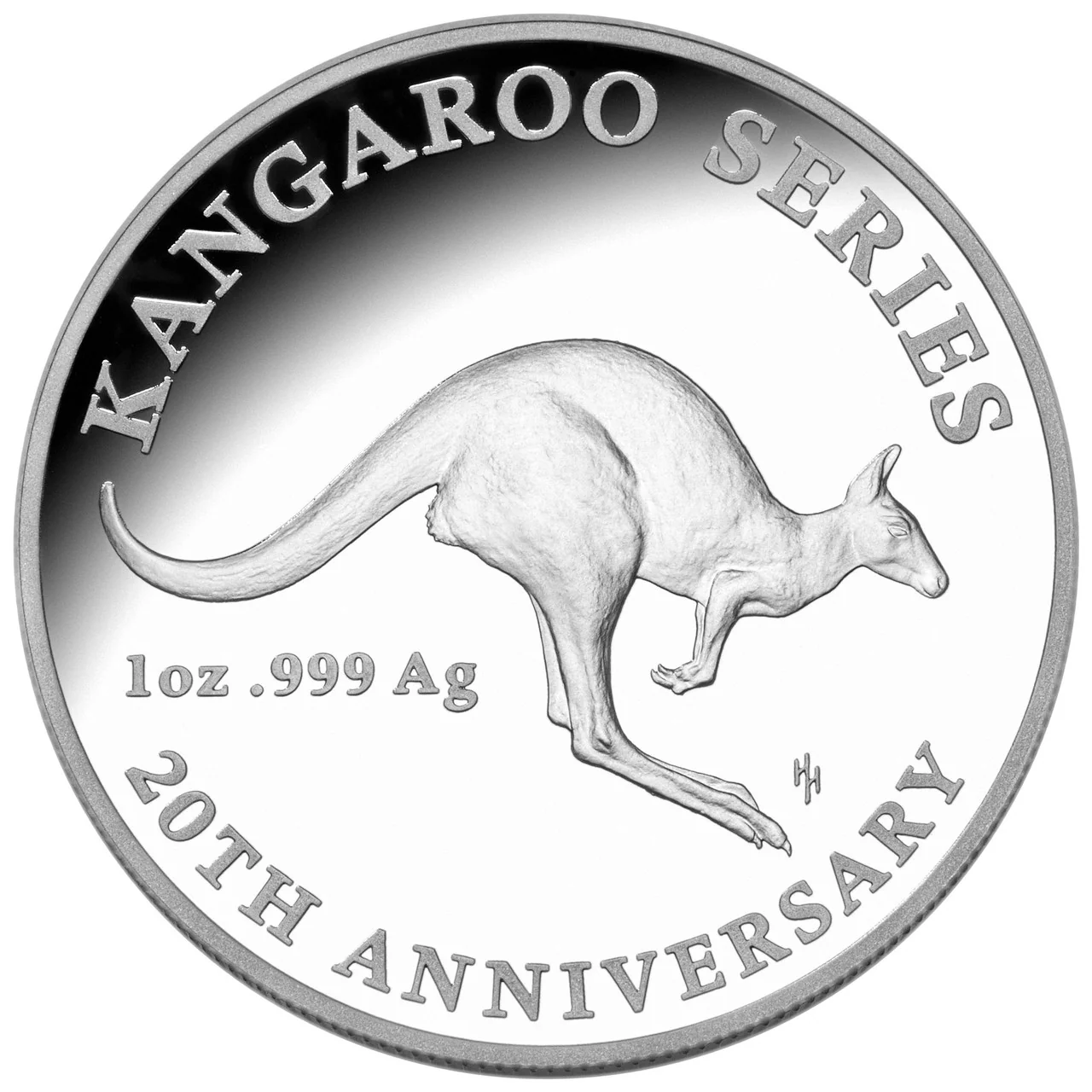 2013 $1 Kangaroo 20th Anniversary Edition 1oz Silver Proof Coin - Image 2