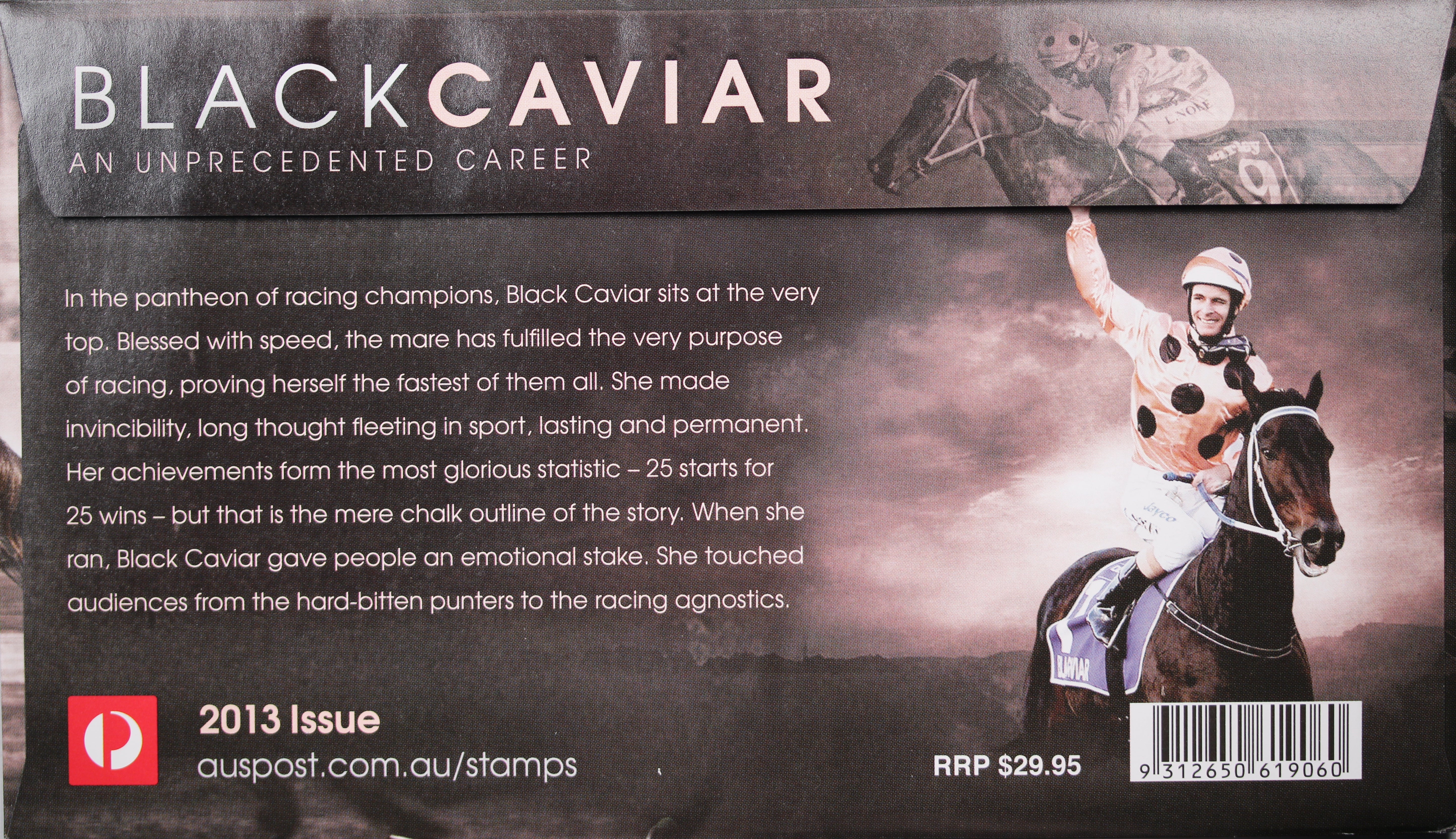 2013 Black Caviar An Unprecedented Career Medallion Cover - Image 2