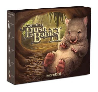2013 Bush Babies II Wombat 1/2oz Silver Proof Coin - Image 4