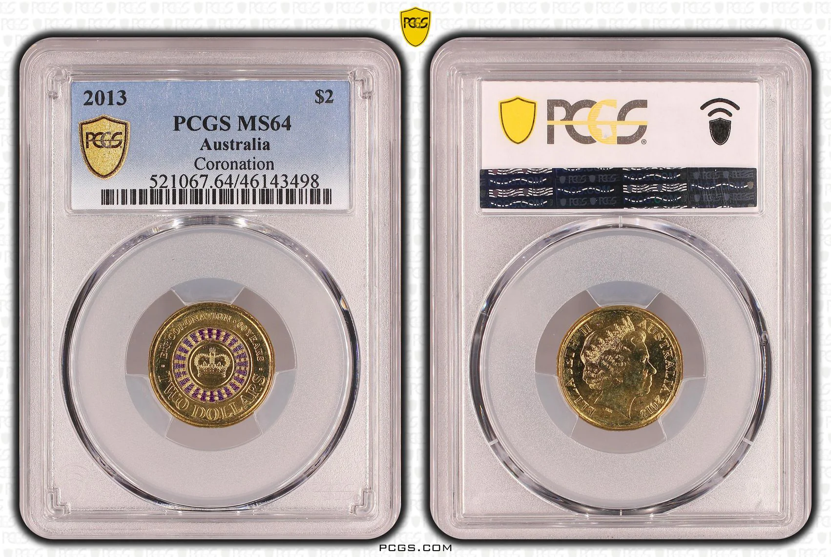 2013 Coronation Purple $2 MS64 - Image 2