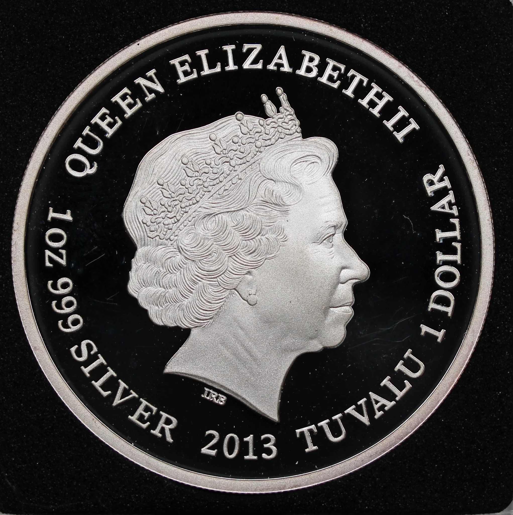 2013 Frilled Neck Lizard 1oz Silver Coin in Quadrum Capsule - Image 2