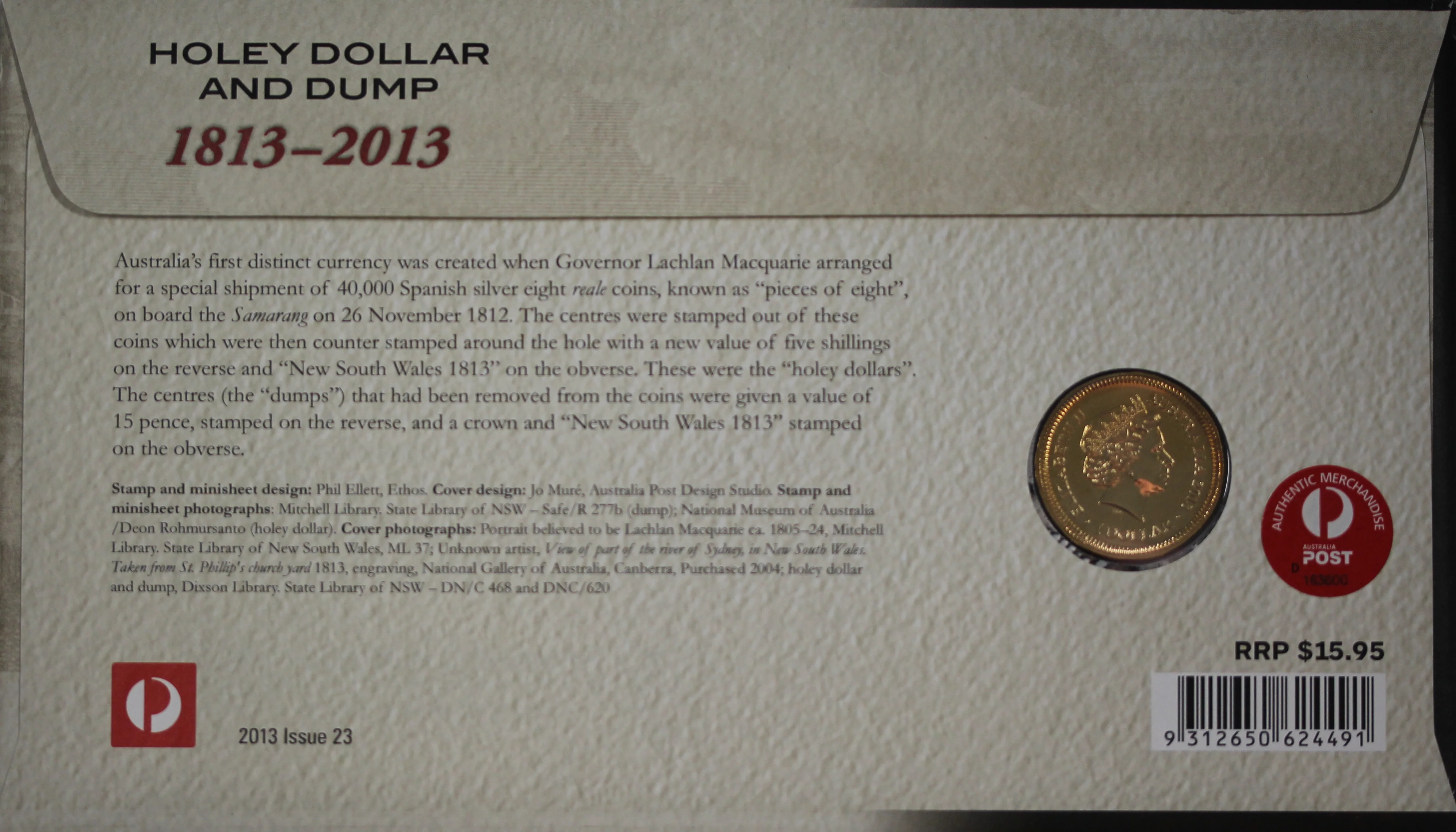 2013 Holey Dollar and Dump $1 PNC - Image 2
