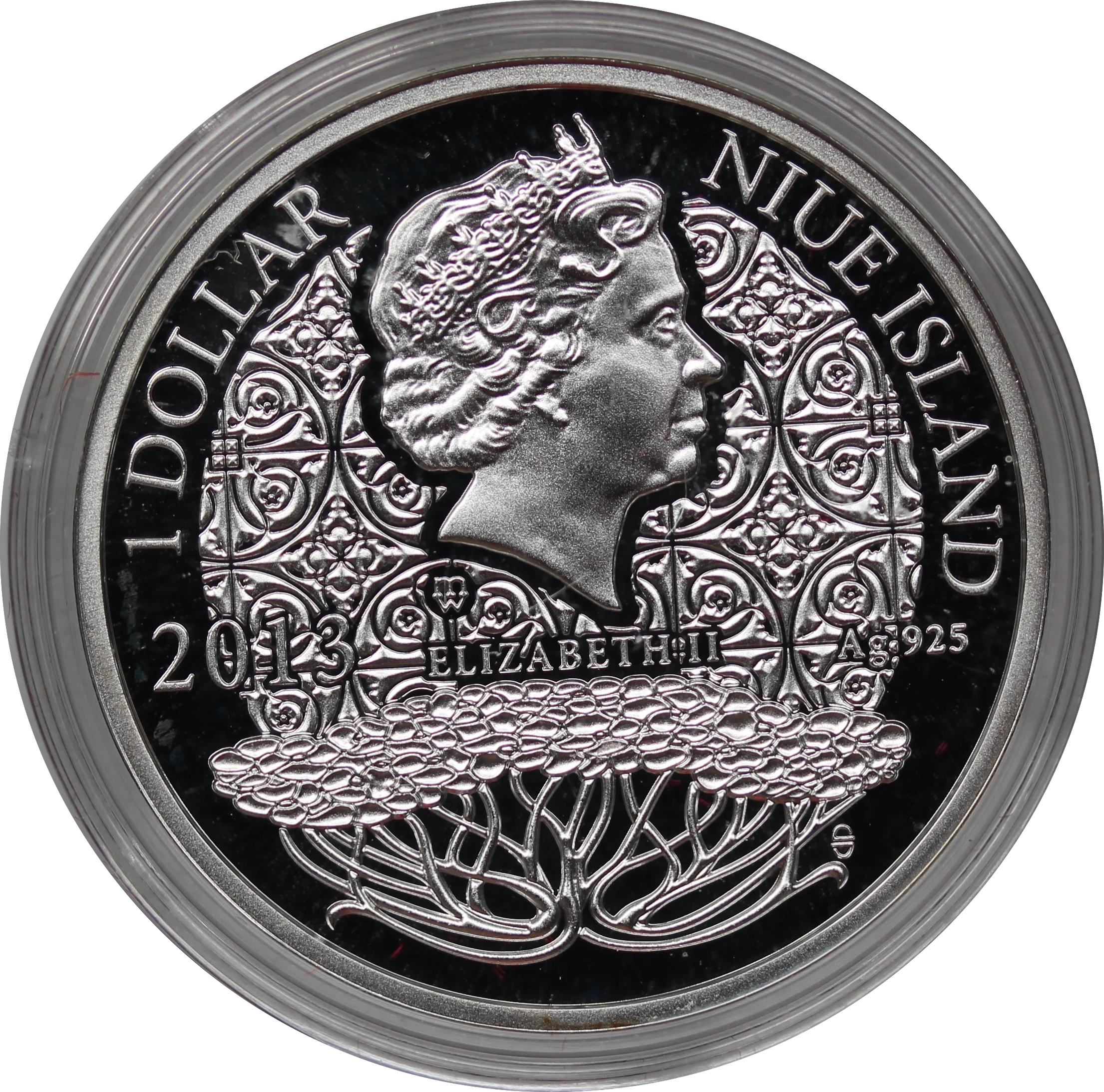 2013 Magic Calendar of Happiness August 10g Sterling Silver Coin - Image 2