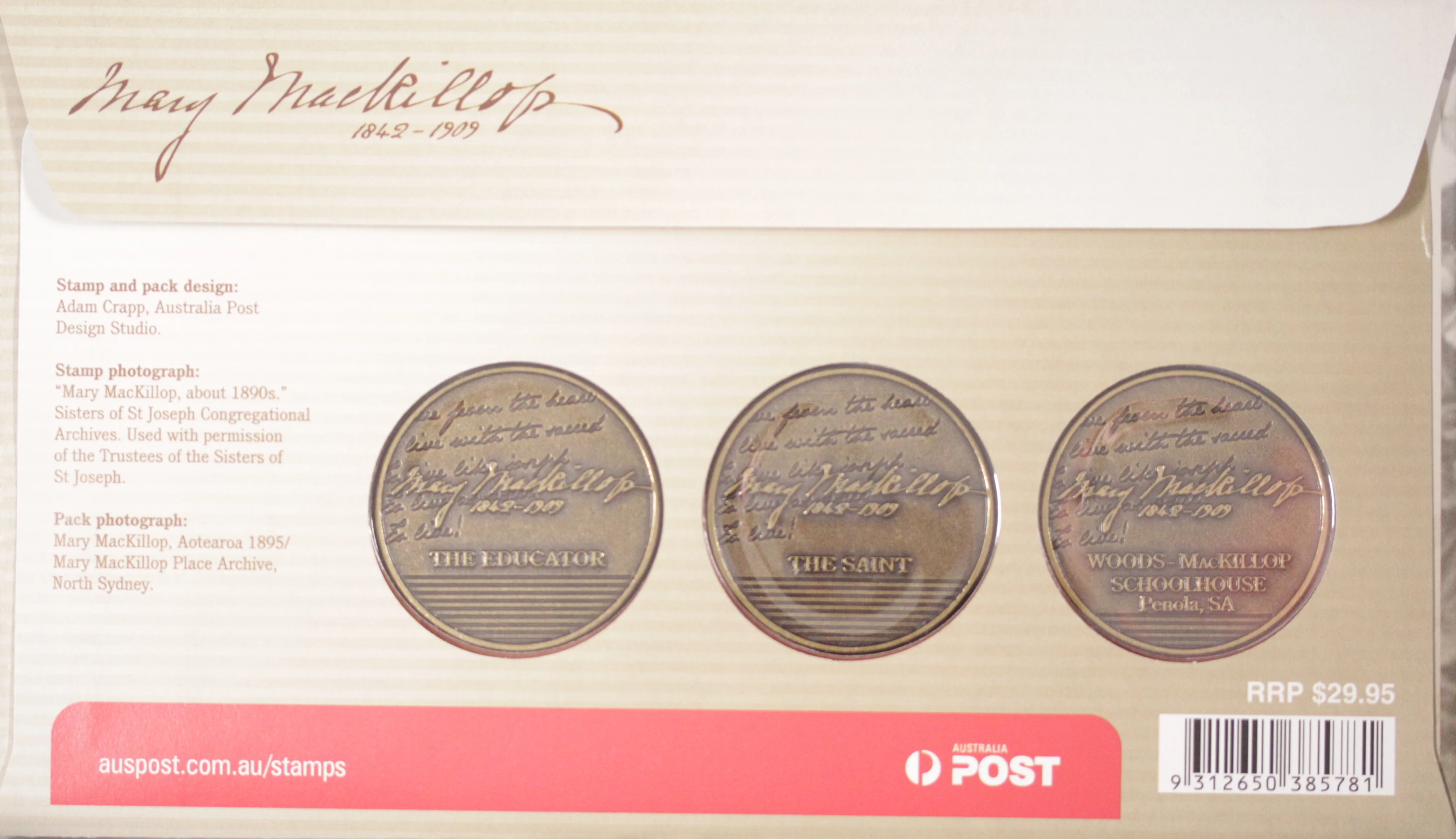 2013 Mary Mackillop Medallion Trio Cover - Image 2