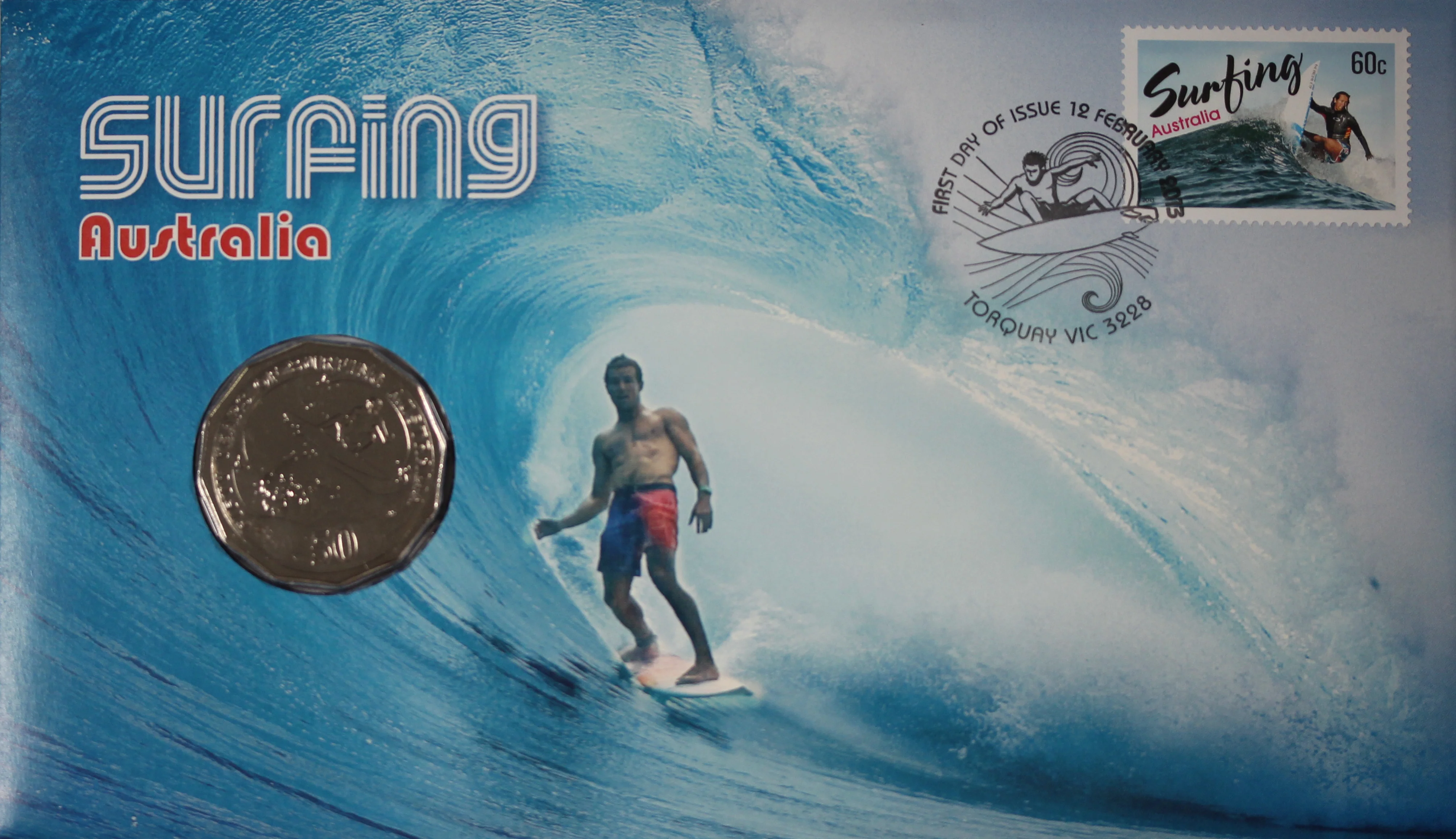 2013 Surfing Australia 50c PNC