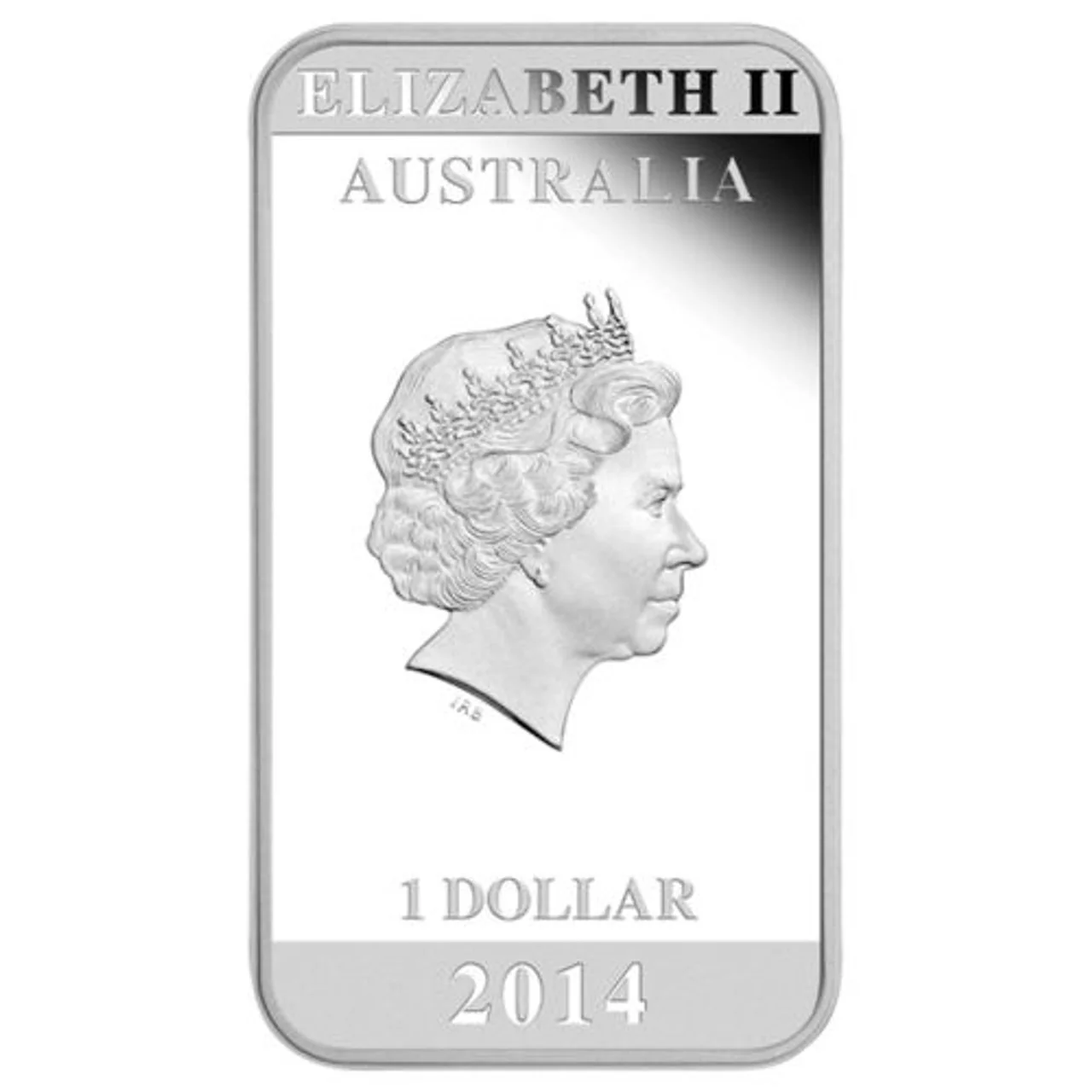 2014 $1 Australian Posters of World War I Enlistment 1oz Silver Coloured Rectangle Proof Coin - Image 2