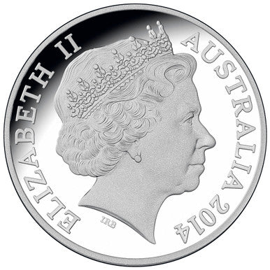 2014 $1 Australian Saltwater Crocodiles Graham 1oz Silver Coloured Proof Coin - Image 3