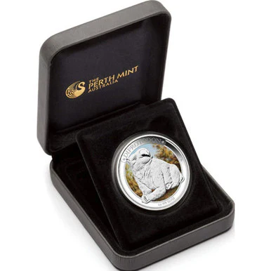 2014 $1 Megafauna Diprotodon 1oz Silver Coloured Proof Coin - Image 3