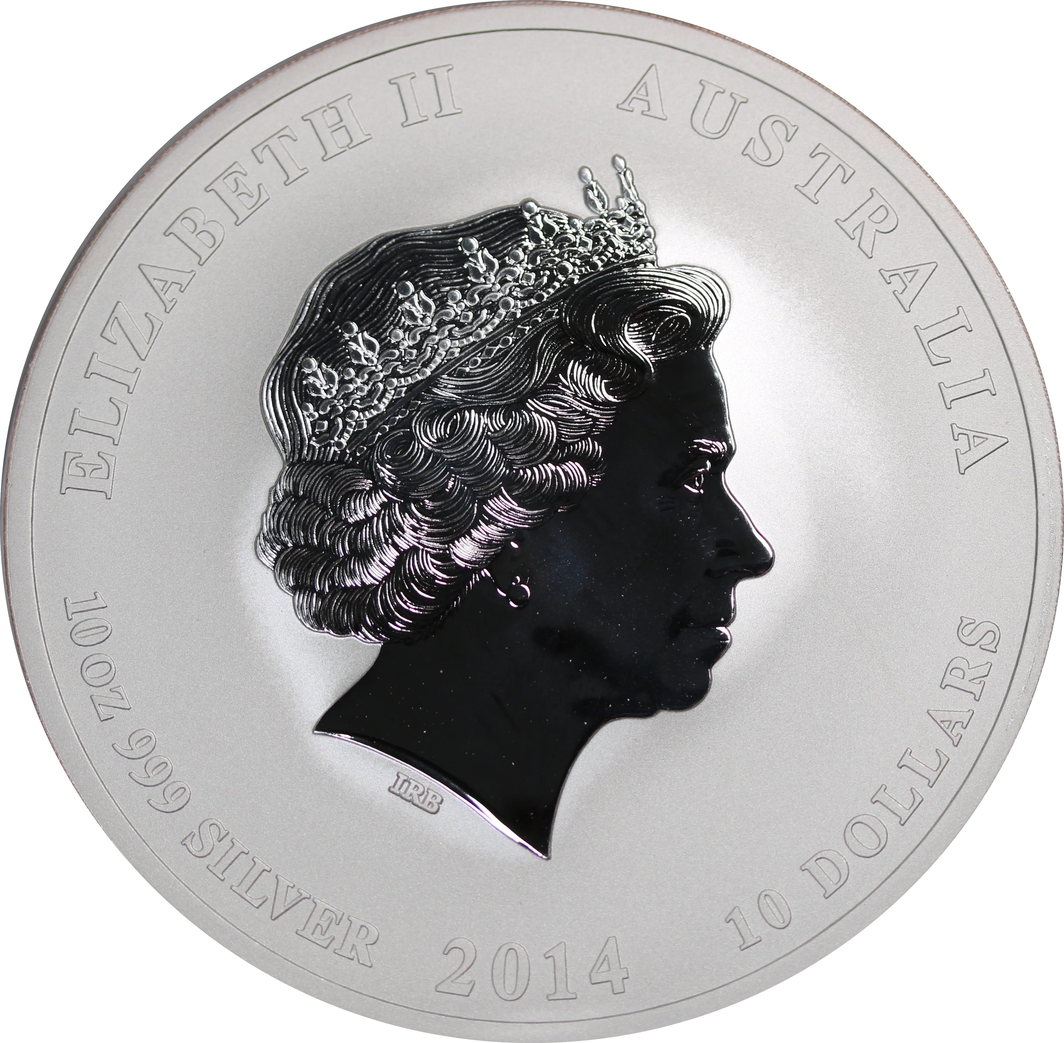2014 10oz Silver Year of the Horse Bullion Coin - Image 2
