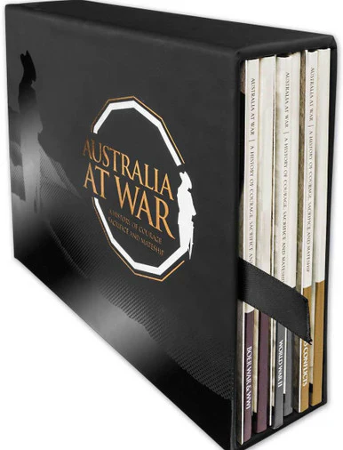 2014-2016 Carded 50c Complete 18 Coin Australia at War Set In Presentation Album