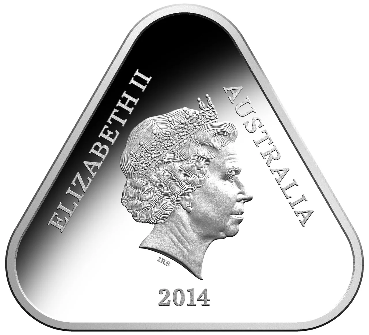 2014 $5 Lest We Forget Silver Triangular Proof Coin - Image 3