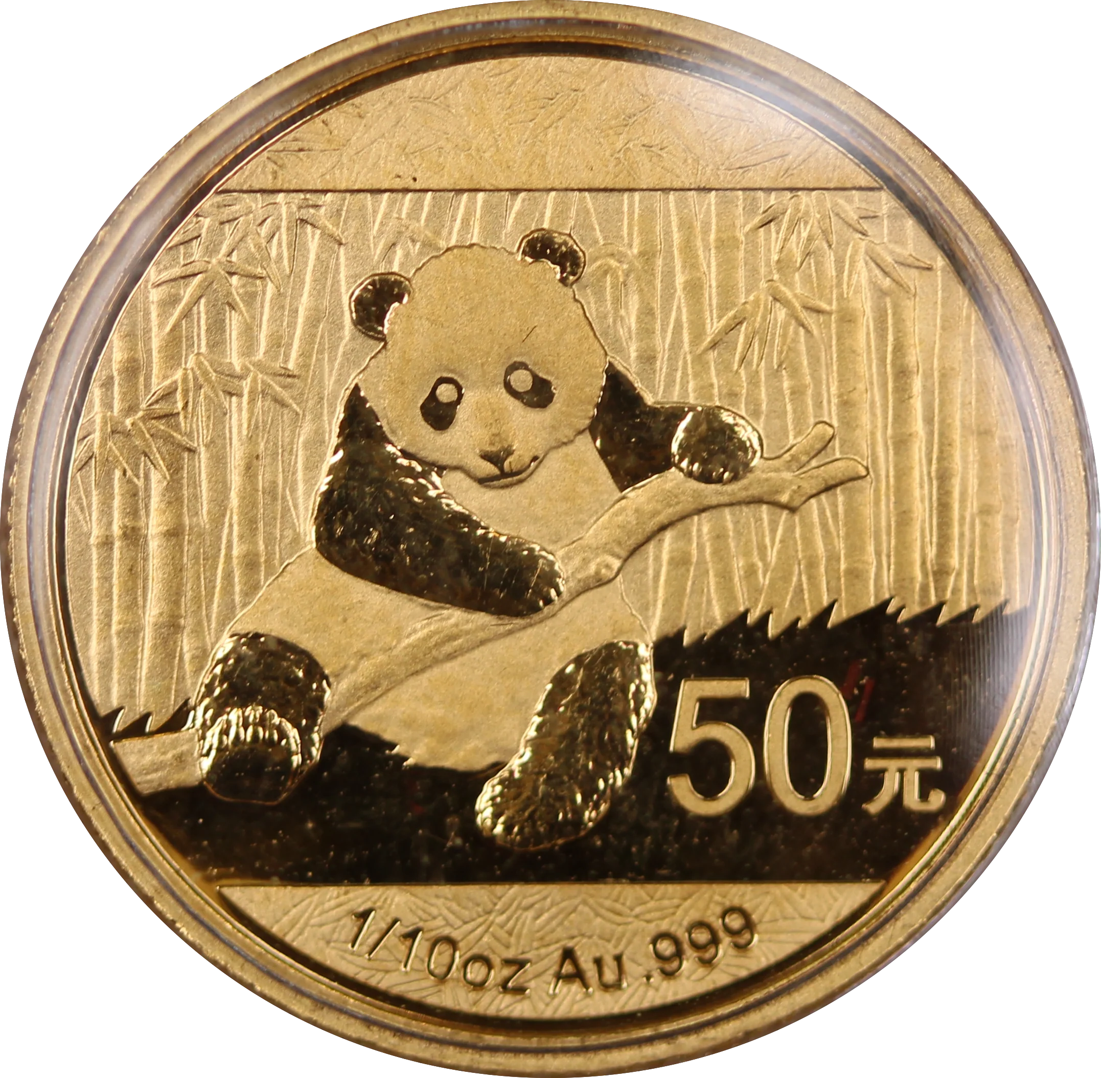 2014 China Gold Panda 1/10oz Gold Coin