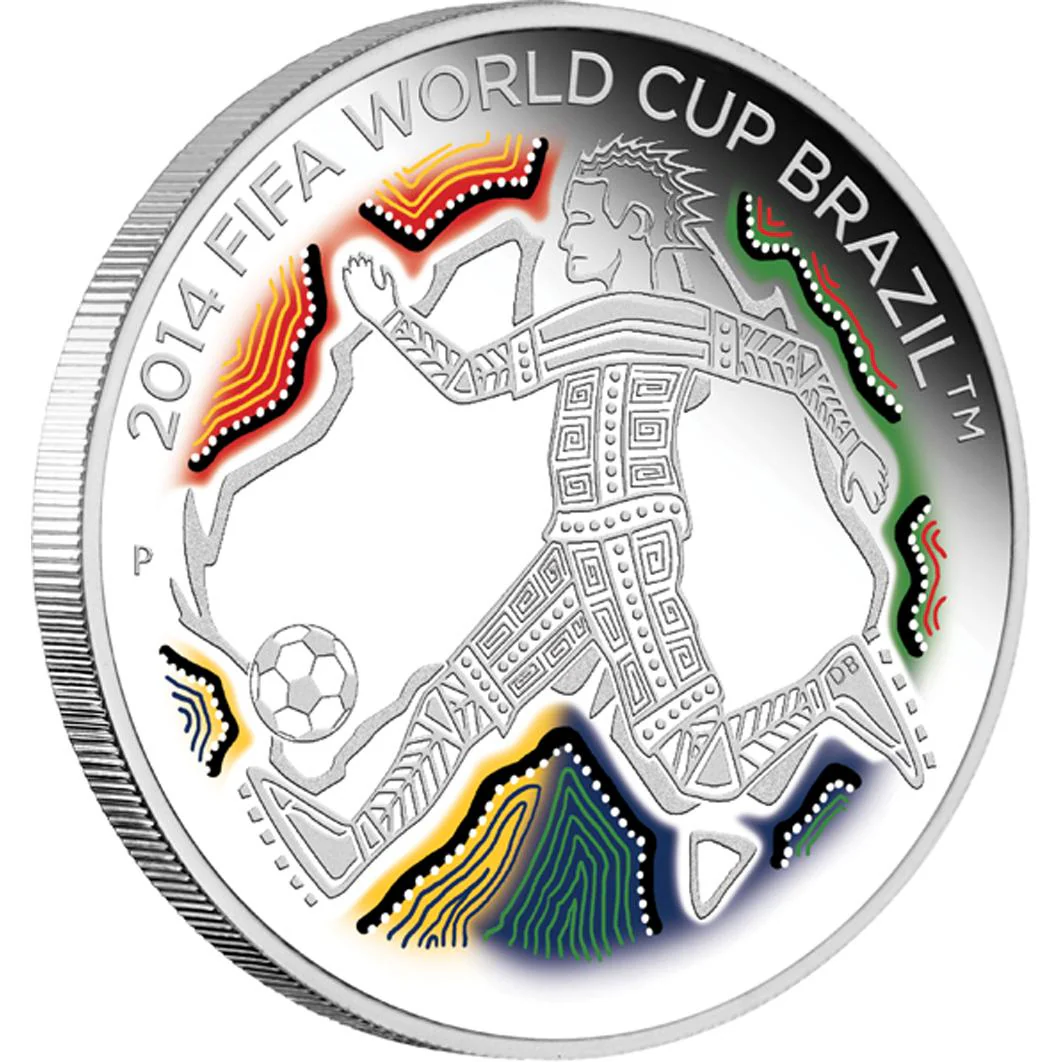 2014 FIFA World Cup BRAZIL 1/2oz Silver Proof Coin