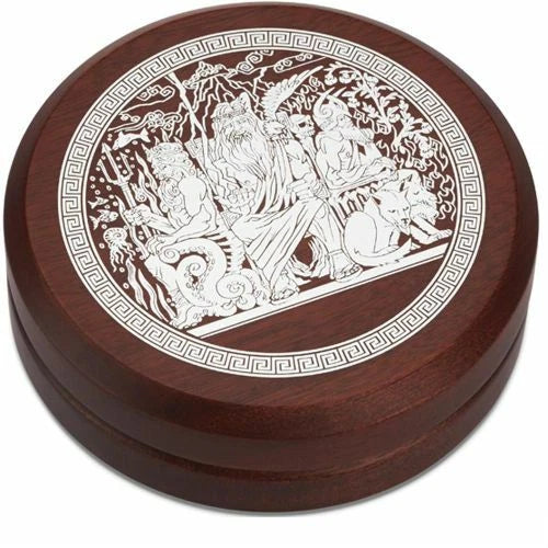 2014 Gods of Olympus – Zeus 2oz Silver High Relief Coin - Image 3