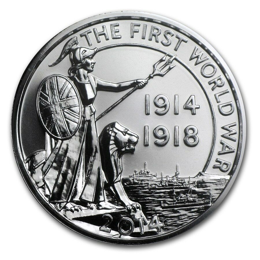 2014 Great Britain UK Outbreak of World War I 20 Pound Silver Coin - Image 3