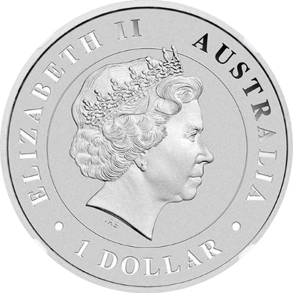 2014 Saltwater Crocodile 1oz Silver Coin - Image 2