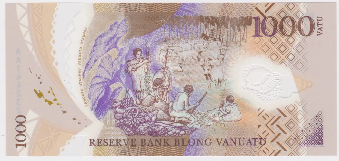 2014 Vanuatu 1000 Vatu UNC - Image 2