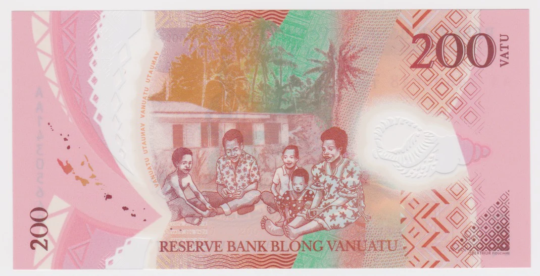 2014 Vanuatu 200 Vatu UNC - Image 2