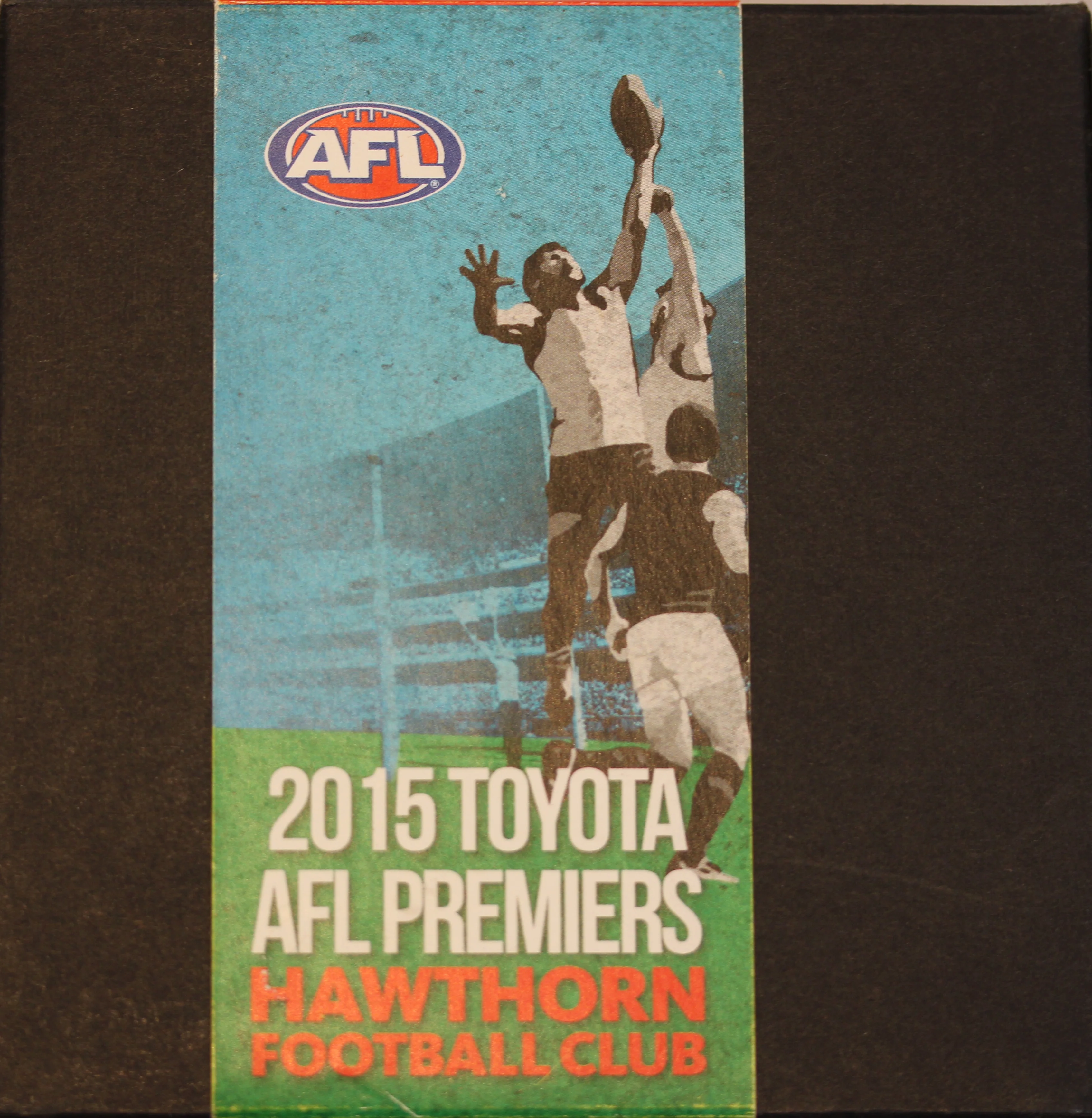 2015 $1 AFL Premiers Hawthorn Coloured UNC Coin - Image 3