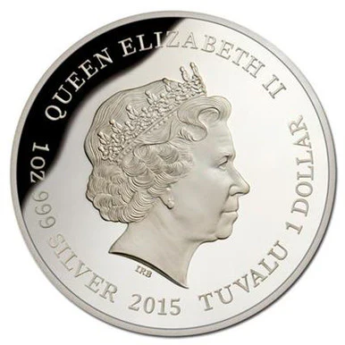 2015 $1 Endangered and Extinct Mahogany Glider 1oz Silver Coloured Proof Coin - Image 2
