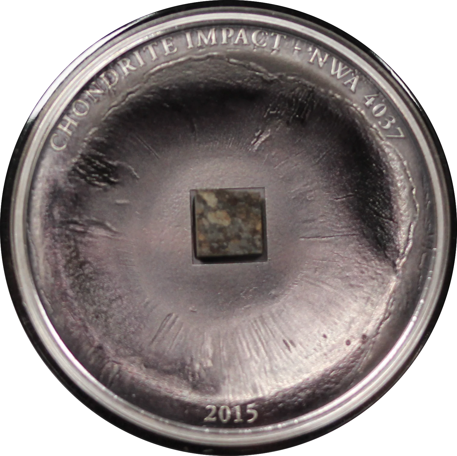 2015 $5 Chondrite Meteorite 1oz Silver Proof - Image 2