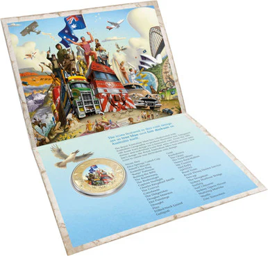 2015 $5 Distinctly Australian Coloured Uncirculated Coin - Image 2