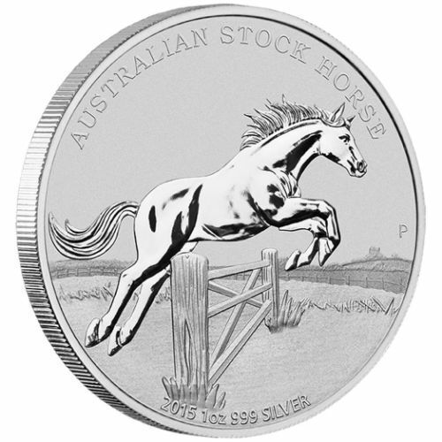 2015 Australian Stock Horse 1oz Silver Coin in Card - Image 3